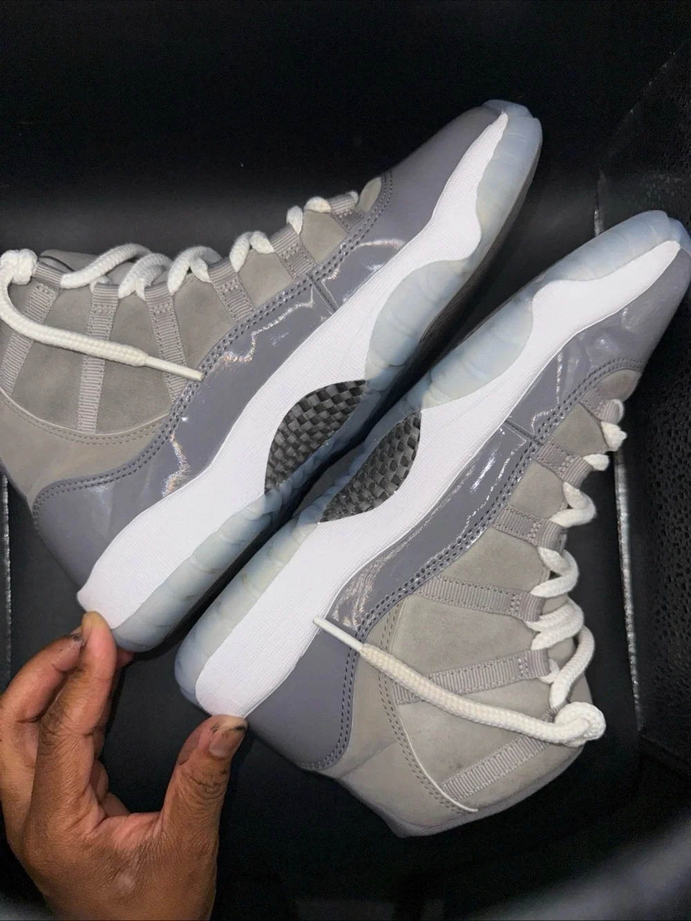 Size 6.5 (GS) - Jordan 11 Retro 2021 Mid Cool Grey, 378038-005, Clean, No Box